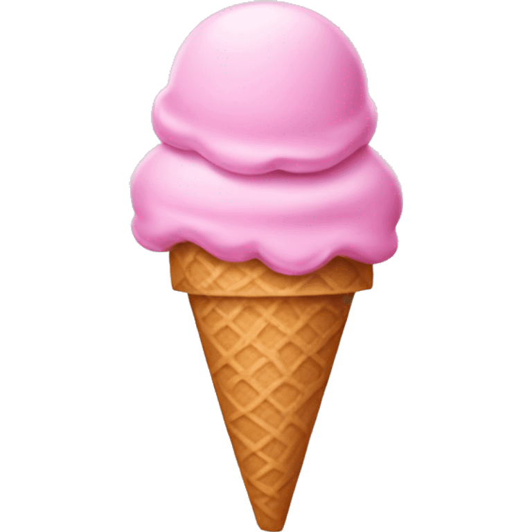 pink ice cream emoji