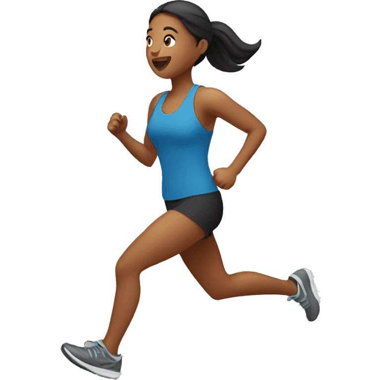 women running emoji