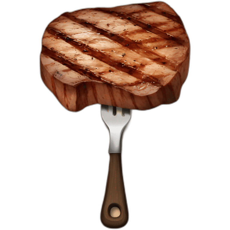 grilled steak emoji