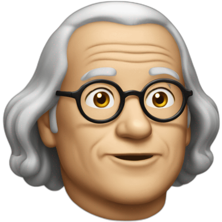 Benjamin-Franklin-talking emoji