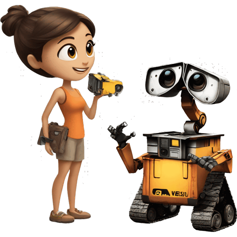 wall-e and eva emoji