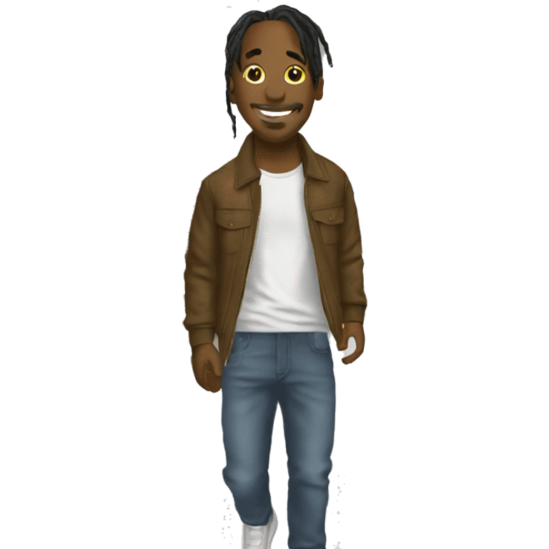 Travis Scott buying a product  emoji