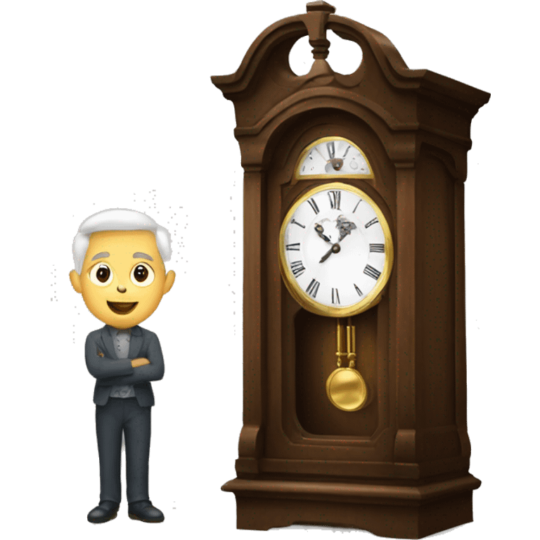 grandfather clock emoji