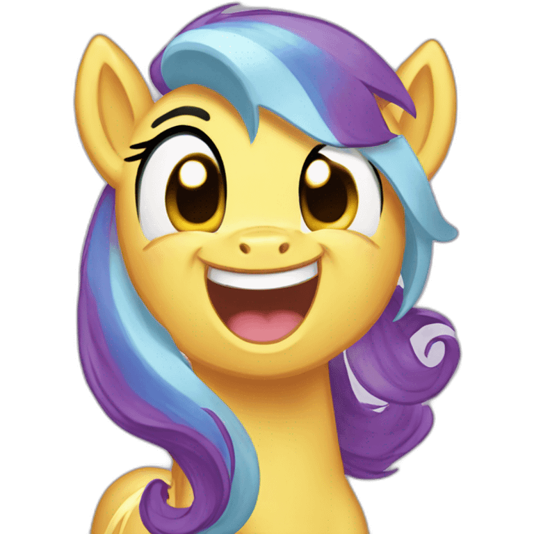 my little pony laughing at me emoji