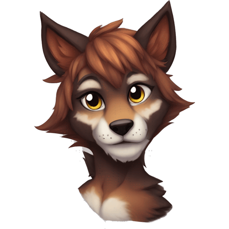 Edgy anthro furry by Falvie, AngieWolf emoji