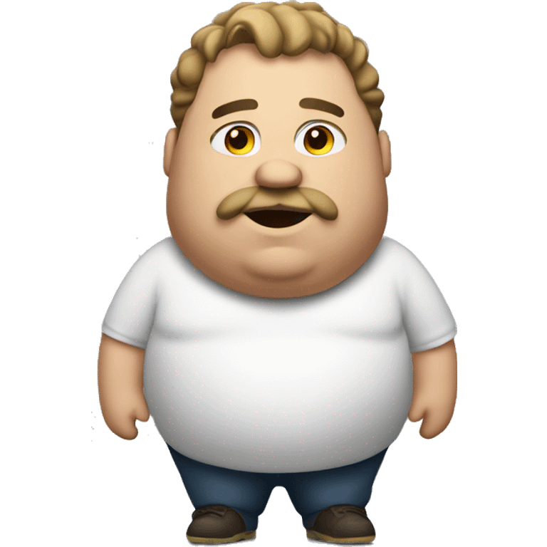 Fat guy emoji