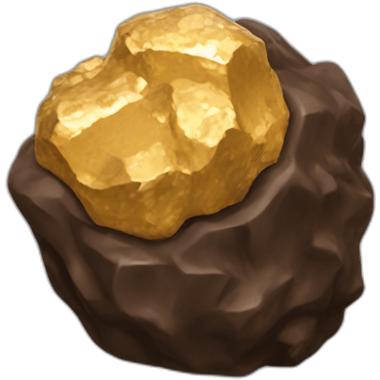 Un rocher emoji