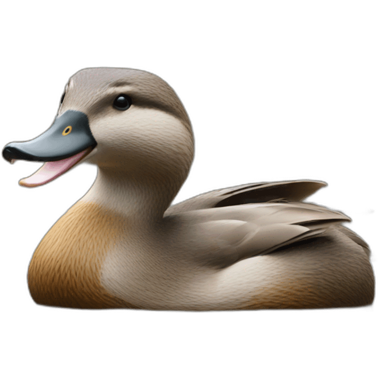 canard avec une loutre emoji