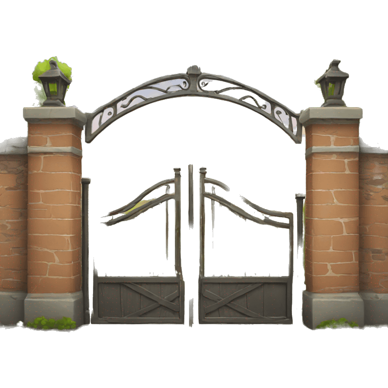 gate that is wide open emoji