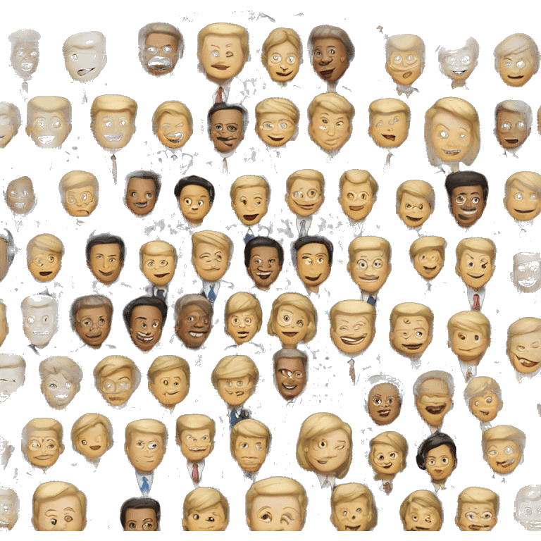 president twitter style emoji