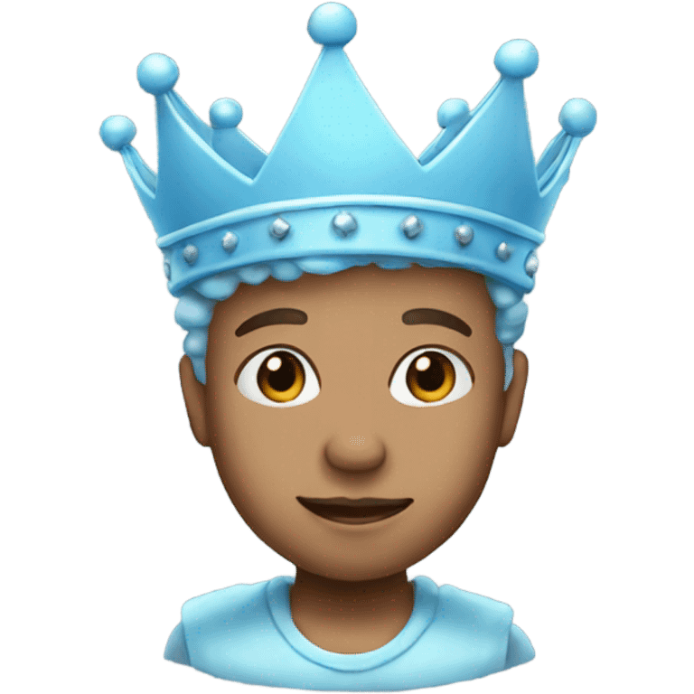 babyblue crown emoji