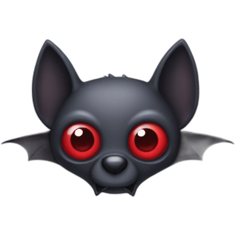 bat with red eyes emoji