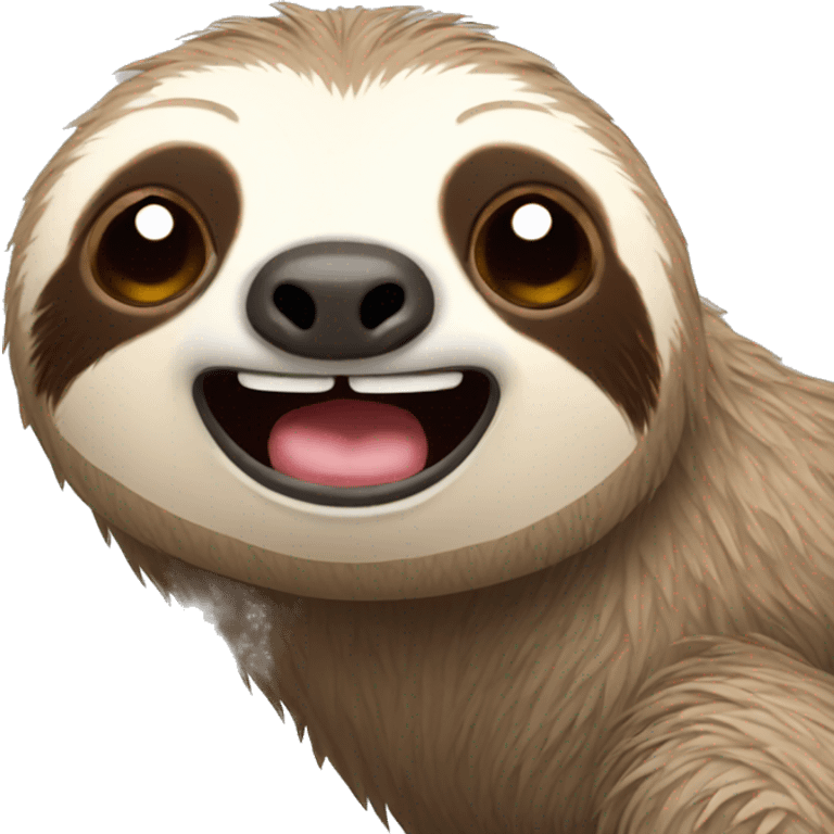 sloth crying emoji