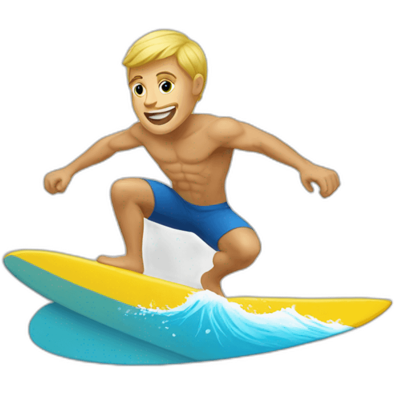 surfer from ukraine emoji