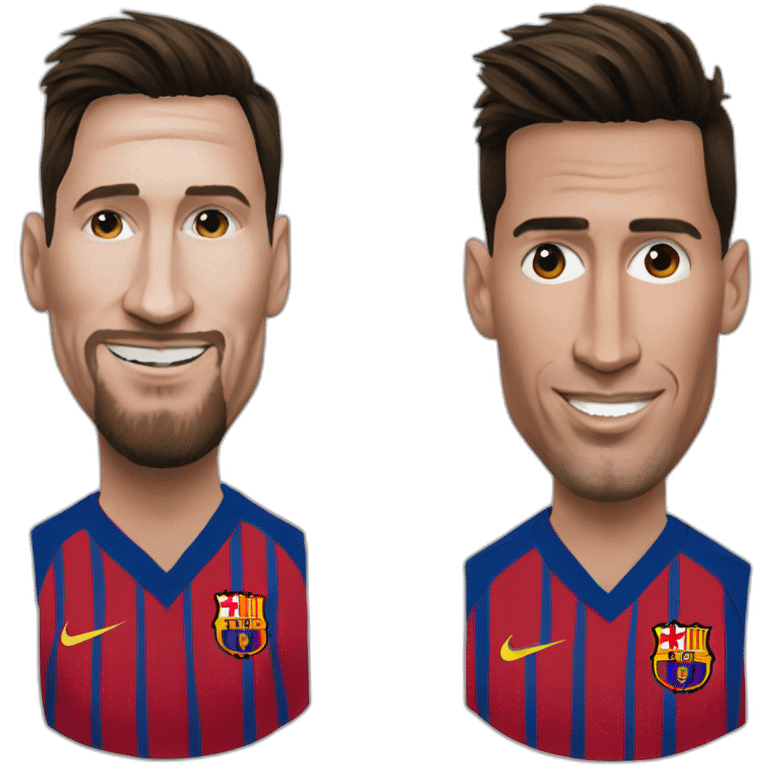 Messi sur Ronaldo emoji