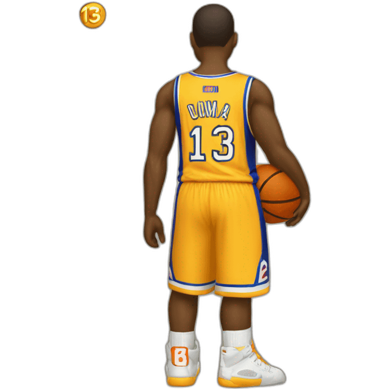 maillot de basket avec numéro 13 emoji