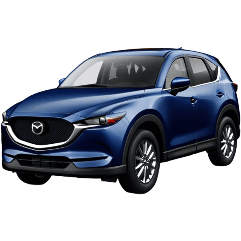 Dark blue 2022 Mazda CX five emoji