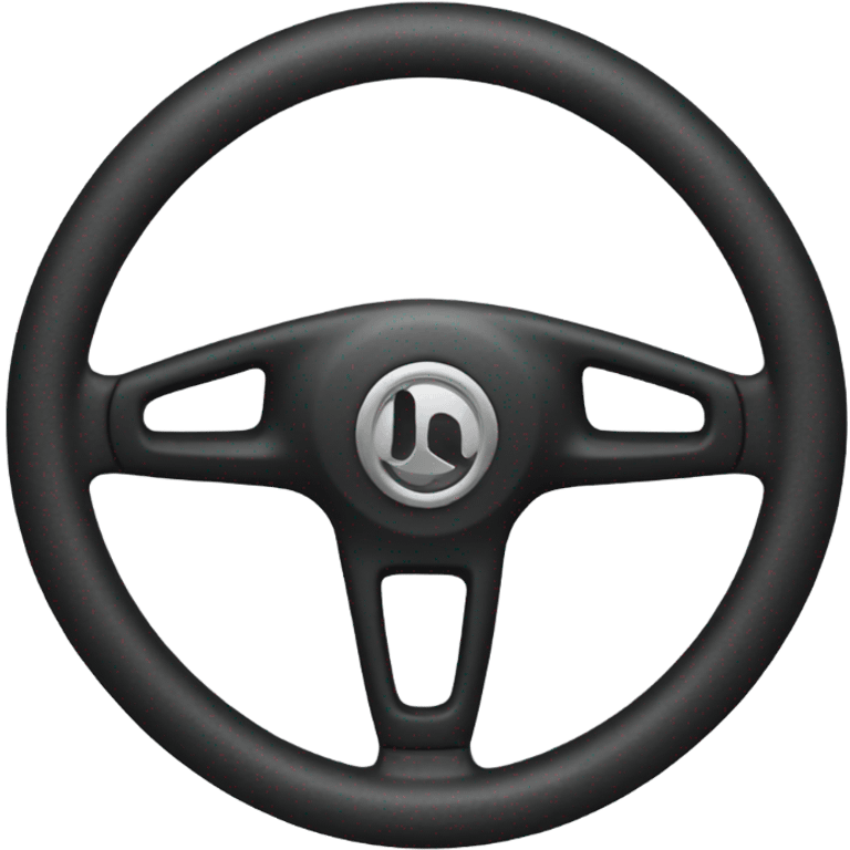 Car steering wheel emoji