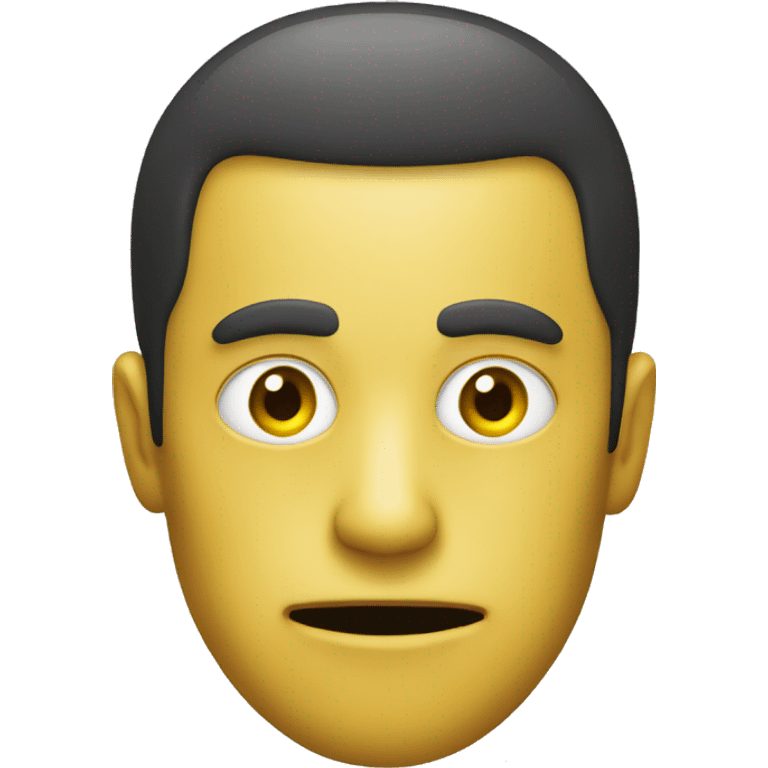 Robber emoji (yellow face) emoji