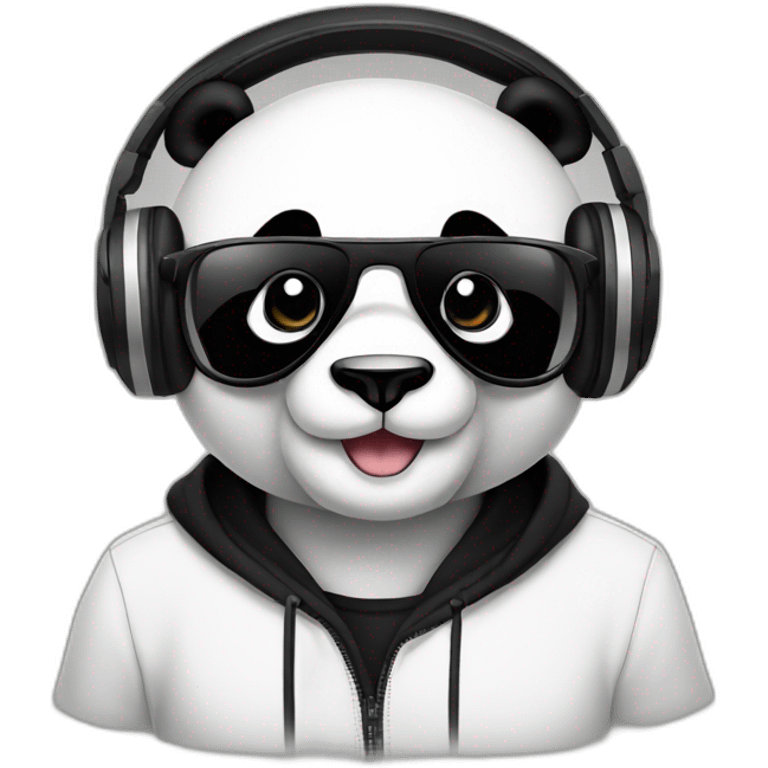 dj panda emoji