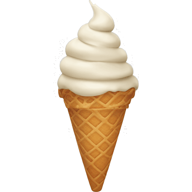 Twist ice cream cone emoji