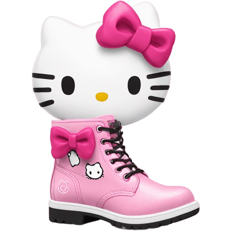 hello kitty boots! emoji