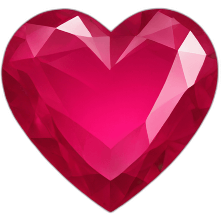 Ruby heart emoji