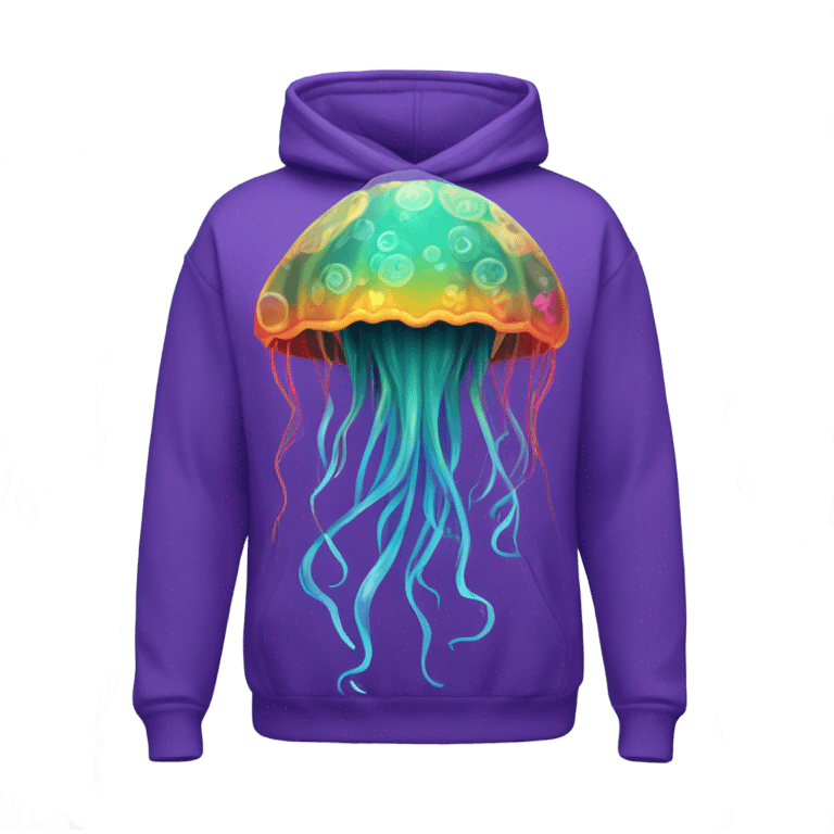 Jellyfish hoodie  emoji