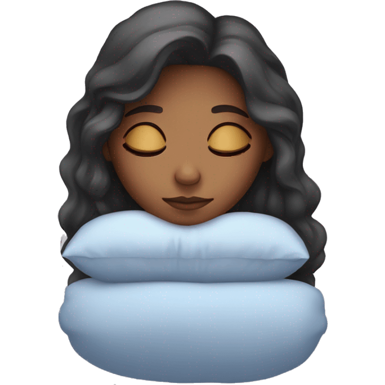 Sleep girl emoji