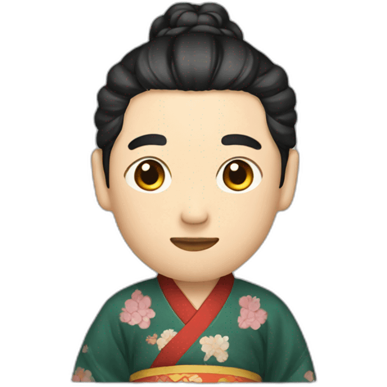 man wearing hanfu emoji