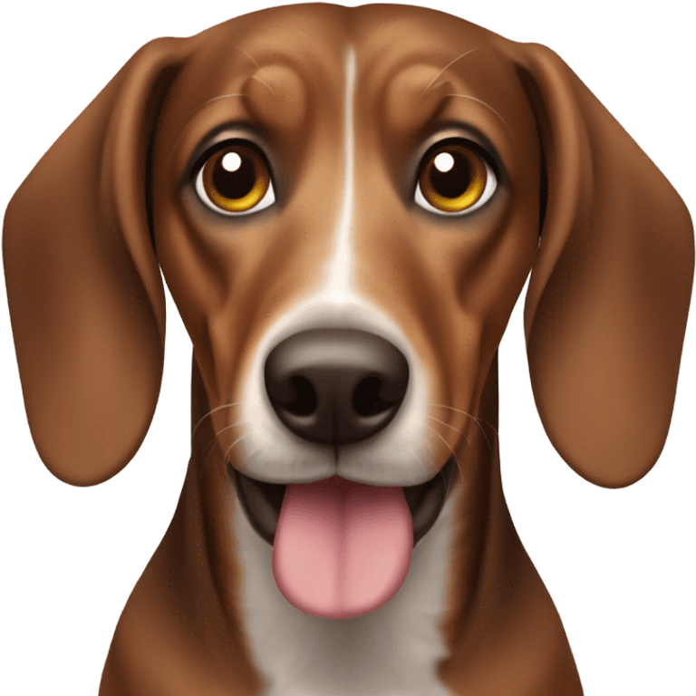 Brown daschound emoji