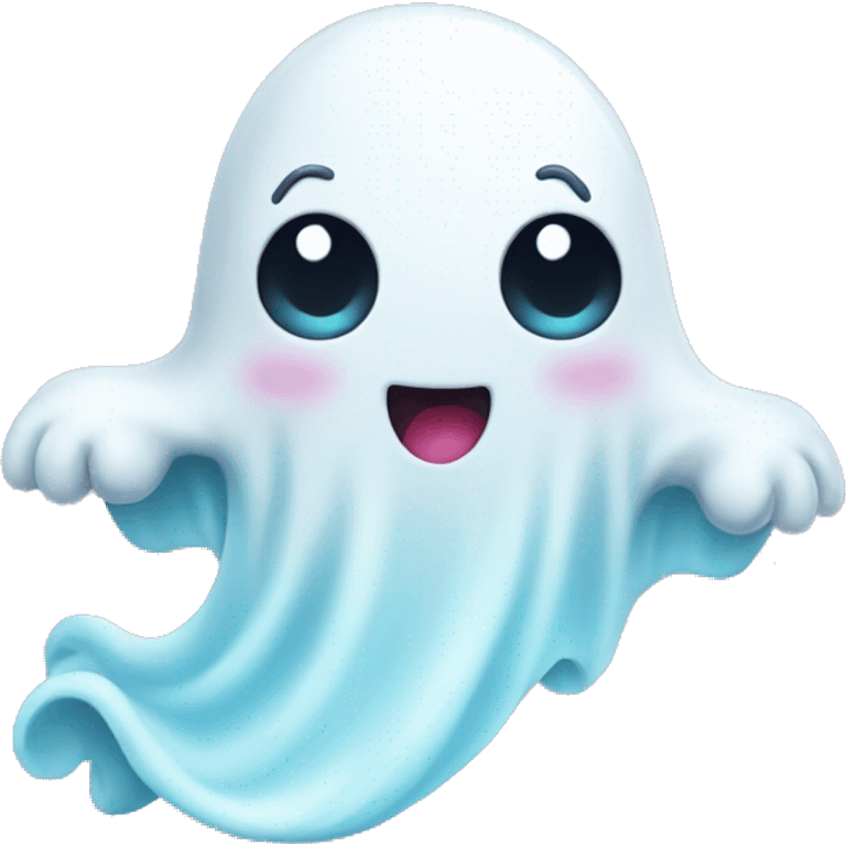 Cute Kawaii Ghost emoji