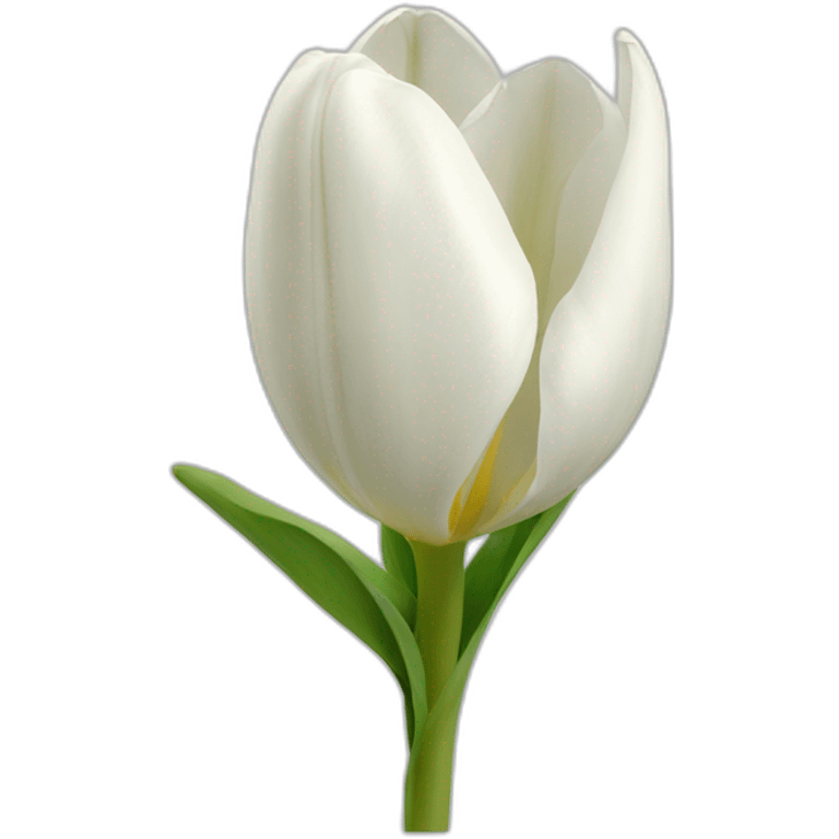 Tulipes blanche  emoji