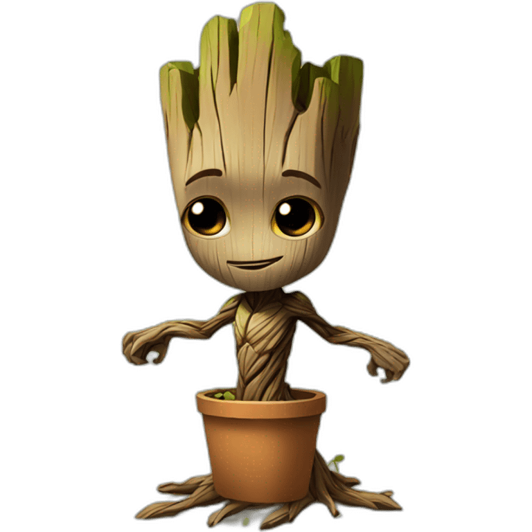 groot love emoji