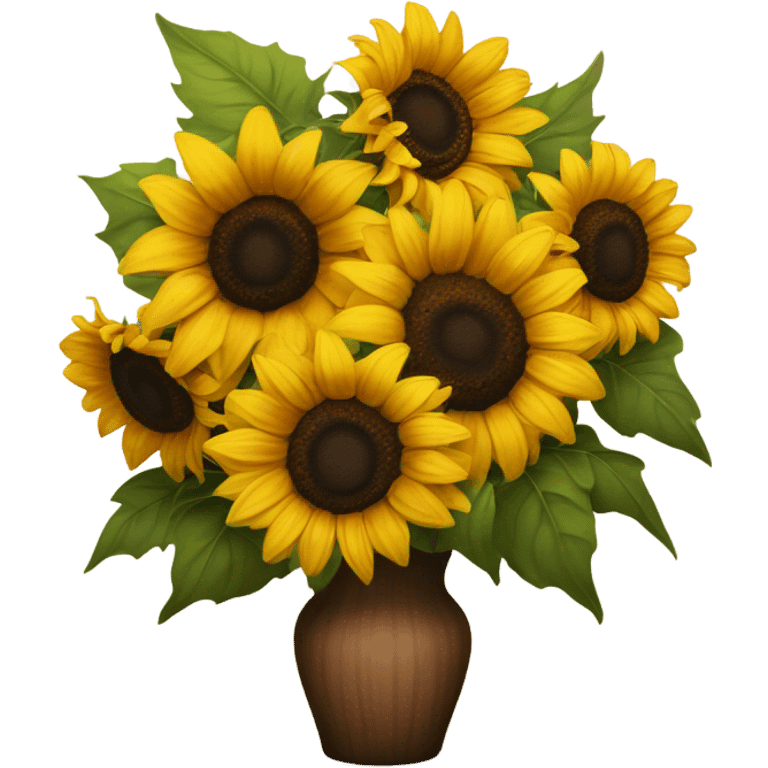  A bouquet of sunflowers emoji