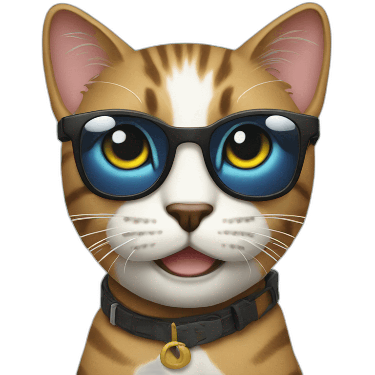 Cool cat emoji