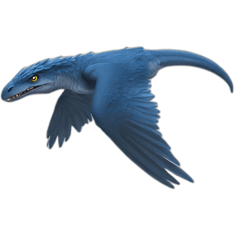 le raptor blue emoji