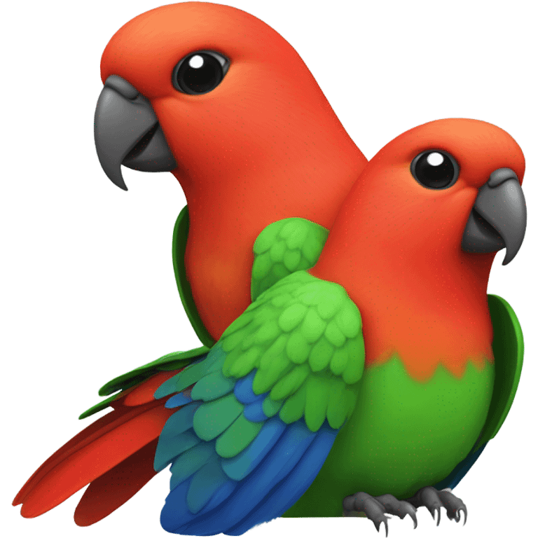 King parrot emoji