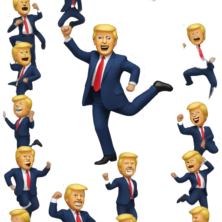 Trump dancing  emoji