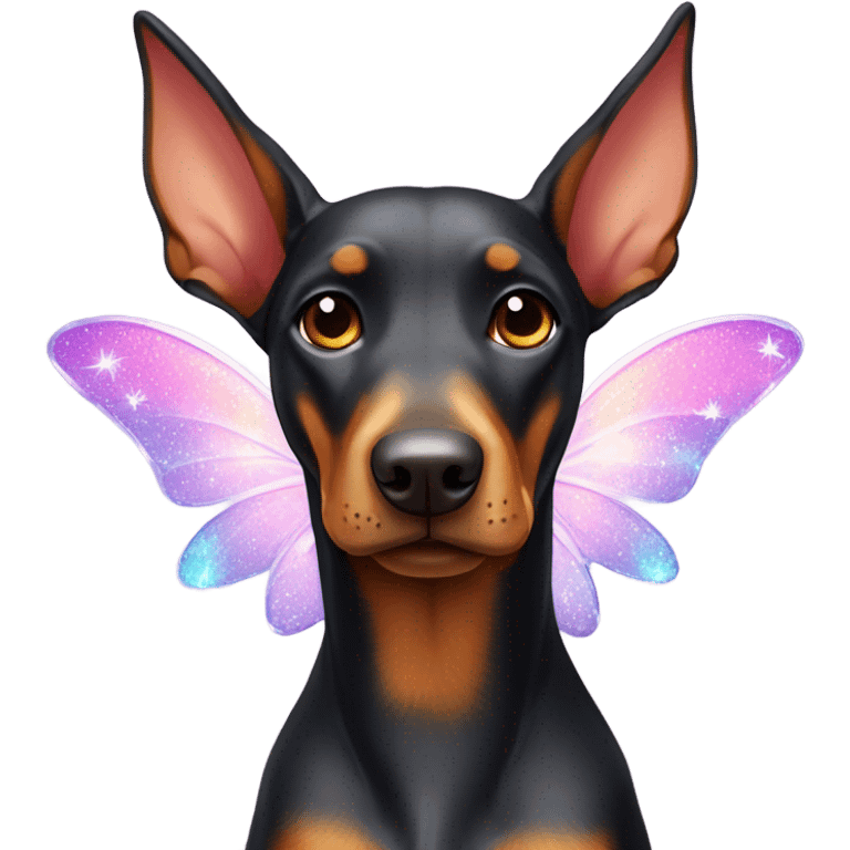 doberman fairy emoji