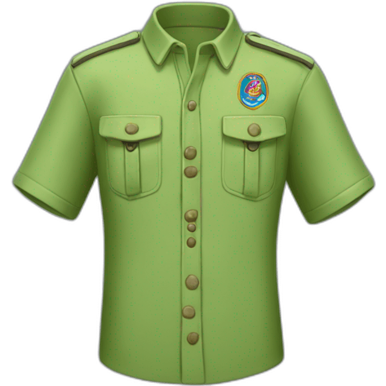 scout chemise verte emoji