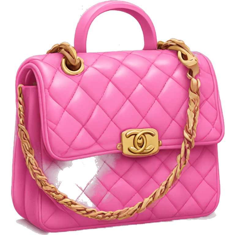 Pink purse Chanel emoji