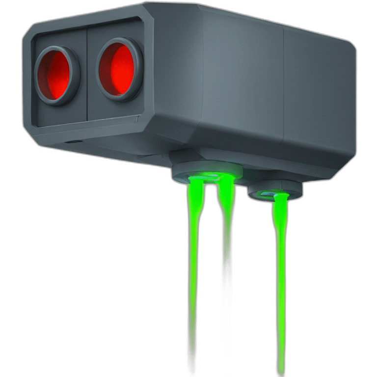 laser emitter with two outlet emoji