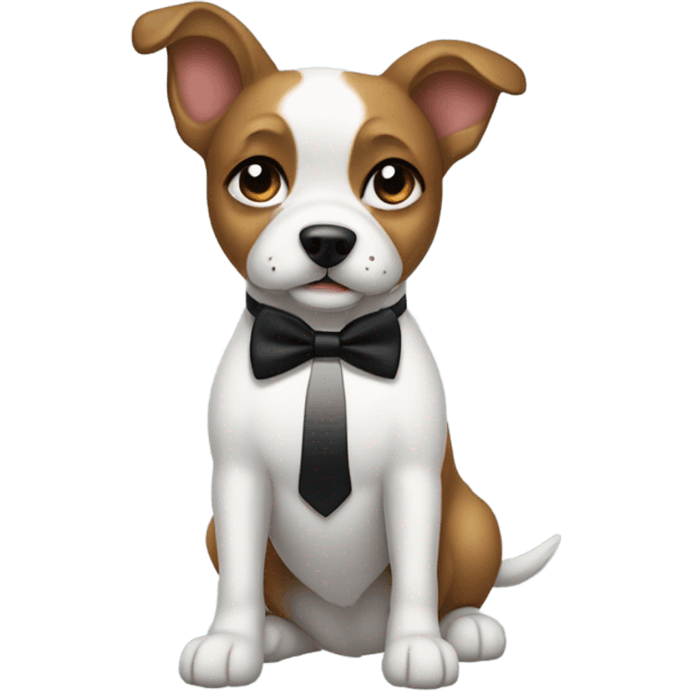 Dog in a tuxedo  emoji