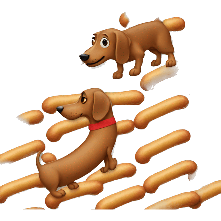 Sausage dog smoking  emoji