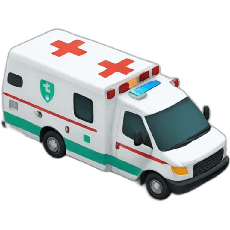 crashed ambulance emoji