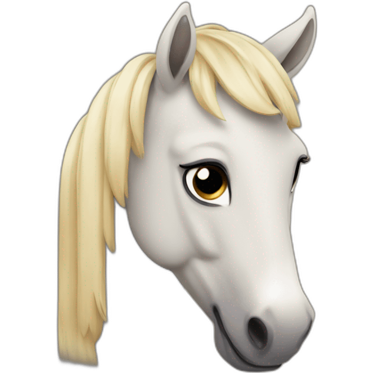 horse smiling emoji