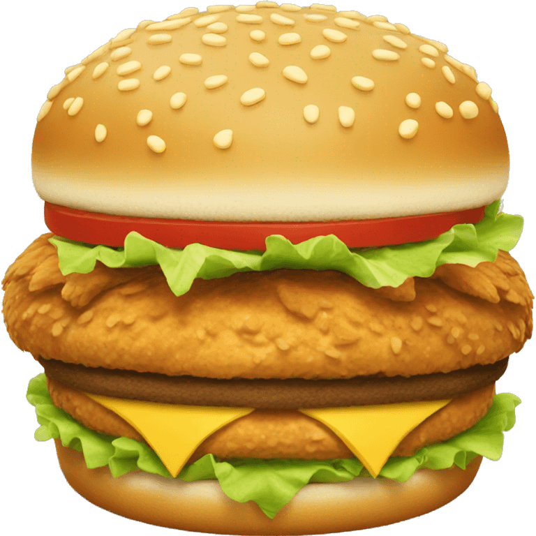 chicken big mac emoji