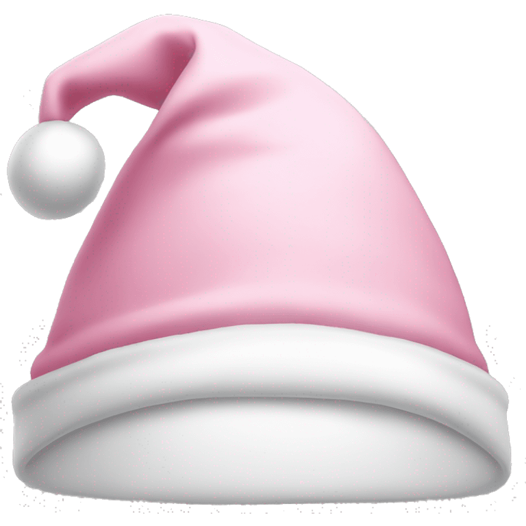 light pink santa hat emoji