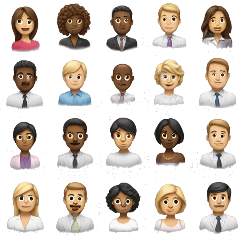 people and a personal brand emoji